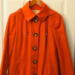 Michael Kors Orange Trench Coat